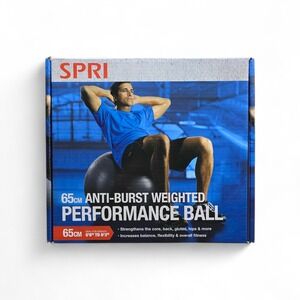 SPRI 65cm Anti Burst Weighted Performance Ball Exercise Fitness
